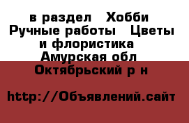  в раздел : Хобби. Ручные работы » Цветы и флористика . Амурская обл.,Октябрьский р-н